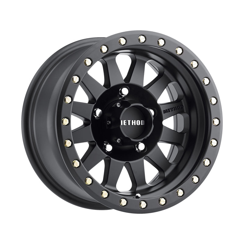 Method MR304 Double Standard 20x10 -18mm Offset 5x5.5 108mm CB Matte Black Wheel