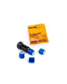 52 VALVE STEM CAP SET - BLUE - 4 Pieces