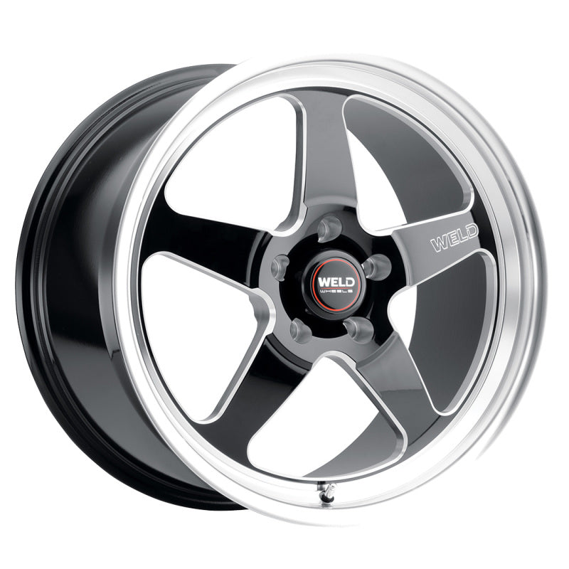 Weld 20x9.5 Ventura 6 6x139.7 ET28 BS6.375 Gloss BLK MIL DIA 106.1