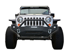 Load image into Gallery viewer, DV8 Offroad 07-18 Wrangler JK FS-19 Mid Length Steel Front Bumper w/ Fog Lights