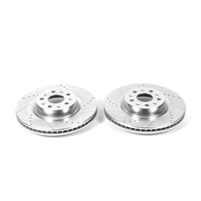 Carica l&#39;immagine nel visualizzatore di Gallery, Power Stop 16-19 Cadillac CT6 Front Evolution Drilled &amp; Slotted Rotors - Pair