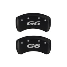 Charger l&#39;image dans la galerie, MGP 4 Caliper Covers Engraved Front Pontiac Engraved Rear G6 Red finish silver ch