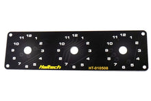 Carica l&#39;immagine nel visualizzatore di Gallery, Haltech Triple Switch Panel w/Yellow &amp; Red Knobs