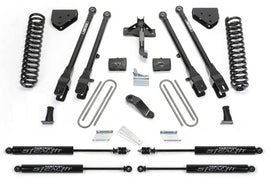 Fabtech 11-13 Ford F450/550 4WD 10 Lug 6in 4 Link System w/Stealth Shocks