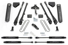 Laden Sie das Bild in den Galerie-Viewer, Fabtech 08-16 Ford F250 4WD 6in 4 Link System w/Stealth Shocks