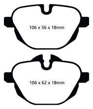 Cargar imagen en el visor de la galería, EBC 14+ BMW i8 1.5 Turbo/Electric Yellowstuff Rear Brake Pads