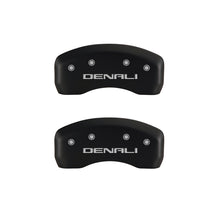 Cargar imagen en el visor de la galería, MGP 4 Caliper Covers Engraved Front &amp; Rear Denali Red finish silver ch