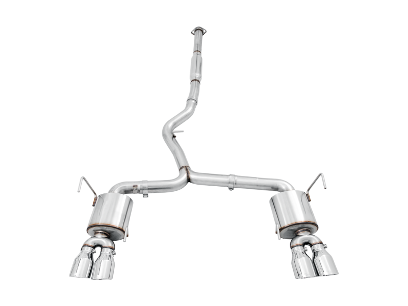AWE Tuning Subaru 15+ WRX VA Sedan Touring Edition Exhaust - Chrome Silver Tips (102mm)