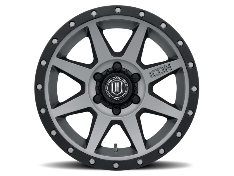 ICON Rebound 18x9 6x5.5 25mm Offset 5.75in BS 95.1mm mm Bore Titanium Wheel