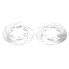 Carica l&#39;immagine nel visualizzatore di Gallery, Power Stop 15-19 Ford Transit-350 HD Rear Evolution Drilled &amp; Slotted Rotors - Pair