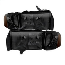 Laden Sie das Bild in den Galerie-Viewer, Xtune Dodge Ram Sport Model Only 1999-2002 OEM Headlights Smoked HD-JH-DR99-SP-SM