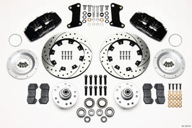 Wilwood Dynapro 6 Front Hub Kit 12.19in Drilled 67-69 Camaro 64-72 Nova Chevelle