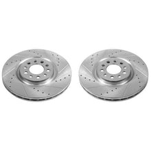 Carica l&#39;immagine nel visualizzatore di Gallery, Power Stop 15-17 Chrysler 200 Front Evolution Drilled &amp; Slotted Rotors - Pair