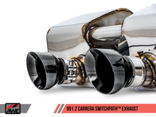 Charger l&#39;image dans la galerie, AWE Tuning Porsche 911 (991.2) Carrera / S SwitchPath Exhaust for PSE Cars - Diamond Black Tips