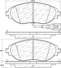 Laden Sie das Bild in den Galerie-Viewer, StopTech 14-18 Audi S3 Street Performance Front Brake Pads