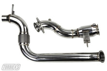 Laden Sie das Bild in den Galerie-Viewer, Turbo XS 2015+ Ford Mustang Ecoboost Downpipe w/ High Flow Catalytic Converter