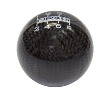 Laden Sie das Bild in den Galerie-Viewer, NRG Universal Ball Style Shift Knob - Black Carbon Fiber (6 Speed Pattern)