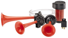 गैलरी व्यूवर में इमेज लोड करें, Hella Triple-Tone Air Horn Kit 12V