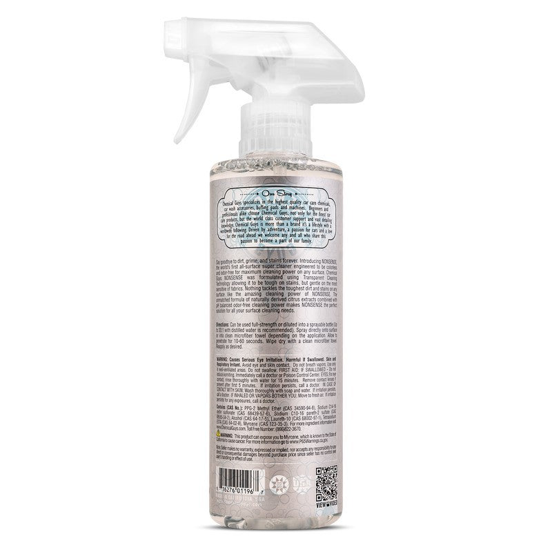 Chemical Guys Nonsense Colorless & Odorless All Surface Cleaner - 16oz - Single