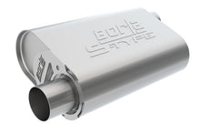 Laden Sie das Bild in den Galerie-Viewer, Borla CrateMuffler SBC Hot 350/383 3 inch Offset/Center 14in x 4.35in x 9in Oval Muffler