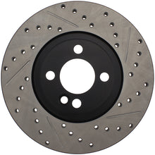 Laden Sie das Bild in den Galerie-Viewer, StopTech Slotted &amp; Drilled Sport Brake Rotor 07-13 Mini Cooper