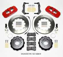 Carica l&#39;immagine nel visualizzatore di Gallery, Wilwood AERO4 Rear Kit 14.25in Red 2014-Up Challenger w/Lines