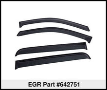 Charger l'image dans la galerie, EGR 09+ Dodge F/S Pickup Crew Cab Tape-On Window Visors - Set of 4 (642751)