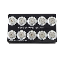 गैलरी व्यूवर में इमेज लोड करें, NRG Fender Washer Kit w/Rivets For Plastic (Silver) - Set of 10