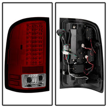 Carica l&#39;immagine nel visualizzatore di Gallery, Spyder GMC Sierra 07-13 (Not 3500 Dually 4 Rear Wheels)LED Tail Lights Red Clear ALT-YD-GS07-LED-RC