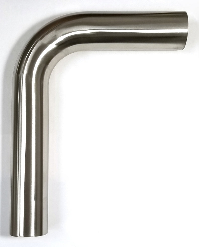 Stainless Bros 2.75in Diameter 1.5D / 4.125in CLR 90 Degree Bend 6.5in leg/6.5in leg Mandrel Bend - 2to4wheels