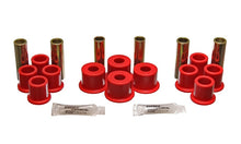 Laden Sie das Bild in den Galerie-Viewer, Energy Suspension 8/81-96 Ford F100/F150 2WD Red Rear Leaf Spring Bushing Set