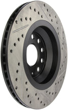 Carica l&#39;immagine nel visualizzatore di Gallery, StopTech 09 VW Passat CC / 06-09 Passat Slotted &amp; Drilled Right Rear Rotor