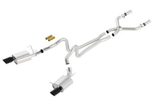गैलरी व्यूवर में इमेज लोड करें, Borla 2011-2012 Mustang GT 5.0L Black Chrome 4.5in Rd Tip ATAK Catback Exhaust