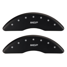 Charger l&#39;image dans la galerie, MGP 4 Caliper Covers Engraved Front &amp; Rear MGP Red finish silver ch