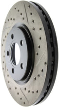 Charger l&#39;image dans la galerie, StopTech 03-09 Chrysler PTCruiser Tur / 03-05 Dodge Neon SRT-4 Front Left Slotted &amp; Drilled Rotor