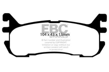 Carica l&#39;immagine nel visualizzatore di Gallery, EBC 97-02 Ford Escort 2.0 Greenstuff Rear Brake Pads