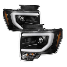 गैलरी व्यूवर में इमेज लोड करें, Spyder Ford F150 13-14 Projector Fctry Xenon Model- Light Bar DRL Blk PRO-YD-FF15013-LBDRL-HID-BK