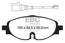 Laden Sie das Bild in den Galerie-Viewer, EBC 14+ Audi A3 1.8 Turbo Yellowstuff Front Brake Pads