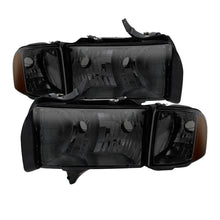 Laden Sie das Bild in den Galerie-Viewer, Xtune Dodge Ram Sport Model Only 1999-2002 OEM Headlights Smoked HD-JH-DR99-SP-SM