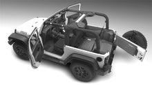 Carica l&#39;immagine nel visualizzatore di Gallery, BedRug 2018+ Jeep JL 4 Door 6pc Rear Cargo Kit (w/ Gap Hider)