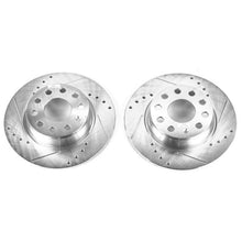 Cargar imagen en el visor de la galería, Power Stop 10-13 Audi A3 Rear Evolution Drilled &amp; Slotted Rotors - Pair