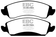 Charger l&#39;image dans la galerie, EBC 09-14 Cadillac Escalade 6.0 Hybrid Extra Duty Front Brake Pads