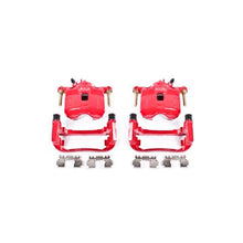 Cargar imagen en el visor de la galería, Power Stop 94-01 Acura Integra Front Red Calipers w/Brackets - Pair