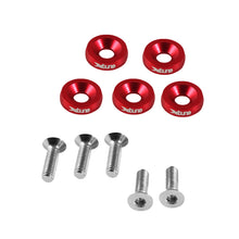 Carica l&#39;immagine nel visualizzatore di Gallery, Xtune 7075-T6 Aluminum Concave Washer Red ACC-WASHER-RD