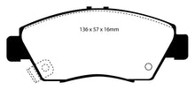 गैलरी व्यूवर में इमेज लोड करें, EBC 12 Acura ILX 1.5 Hybrid Redstuff Front Brake Pads