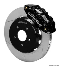 गैलरी व्यूवर में इमेज लोड करें, Wilwood Narrow Superlite 6R Dust Seal Front Hub Kit 14.00in w/ Lines 04-06 GTO