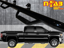 Carica l&#39;immagine nel visualizzatore di Gallery, N-Fab Nerf Step 15-17 Chevy-GMC 2500/3500 Crew Cab - Gloss Black - Cab Length - 3in