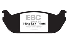 Laden Sie das Bild in den Galerie-Viewer, EBC 03-06 Lincoln Aviator 4.6 Yellowstuff Rear Brake Pads