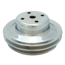 Cargar imagen en el visor de la galería, Spectre BB Chevy (w/Long Water Pump) Double Upper Groove Crankshaft Pulley - Chrome