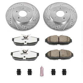 Power Stop 05-11 Ford Mustang Rear Z26 Street Warrior Brake Kit - 2to4wheels